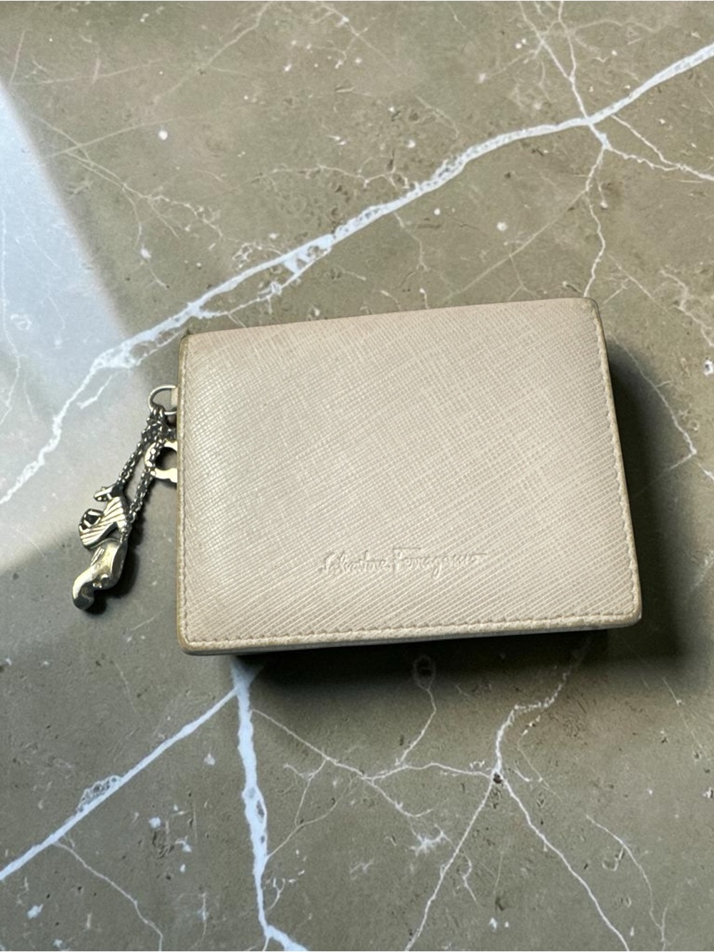 Salvatore Ferragamo Saffiano Leather Bifold Wallet - EUC